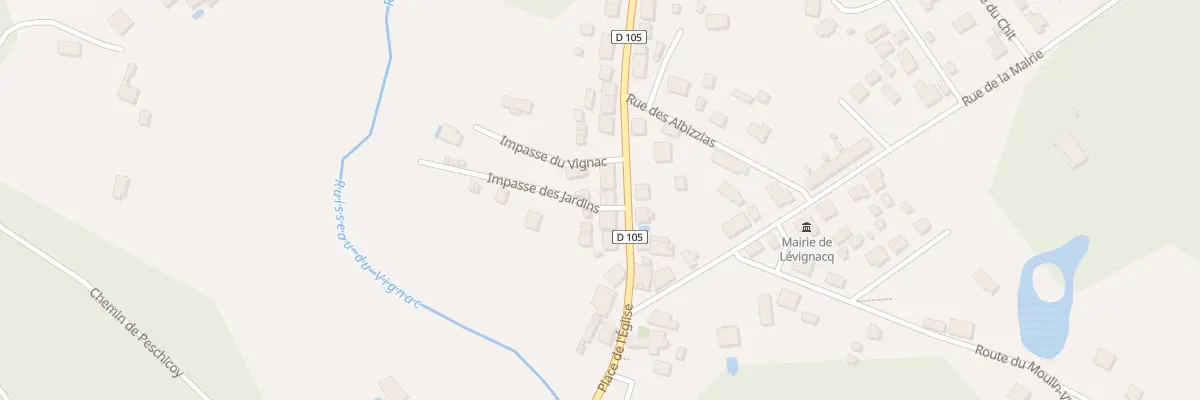 Plan du 45 Rue des Tilleuls à Lévignacq
