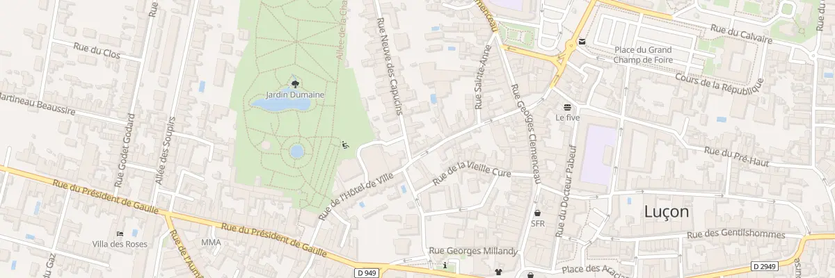 Plan du 4 Rue neuve des capucins à Luçon