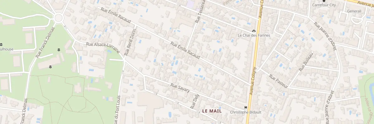 Plan du 25T Rue Émile Racaud à La Rochelle