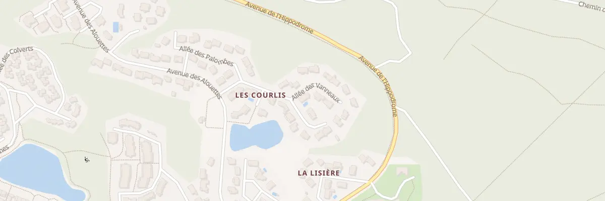 Plan du 1 All des Vanneaux aux Mathes