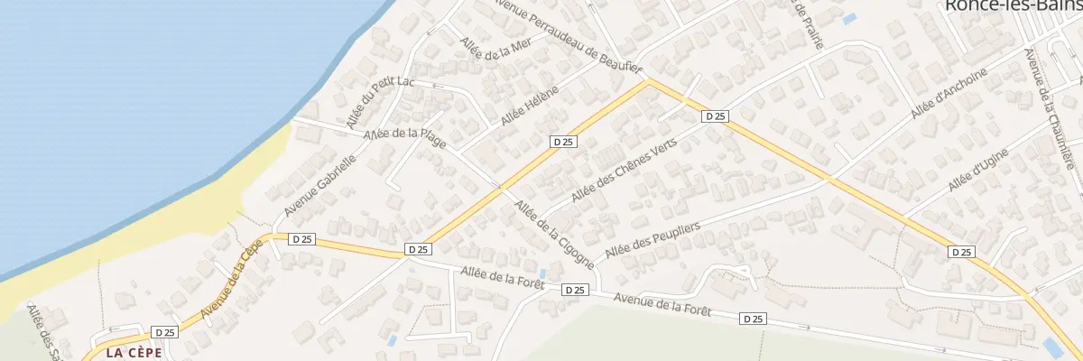 Plan du 17 Av de Saint Martin à La Tremblade