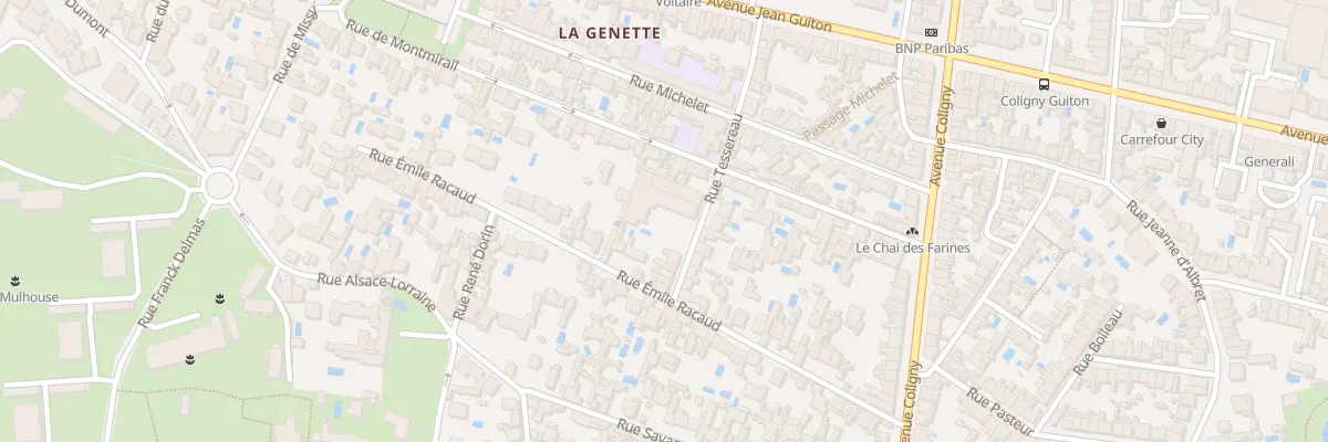 Plan du 20 Rue Tessereau à La Rochelle