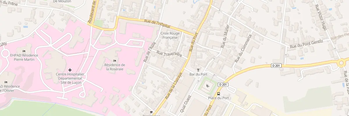 Plan du 3 Rue traversière à Luçon