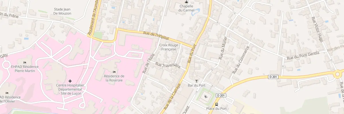 Plan du 8 Rue du midi à Luçon
