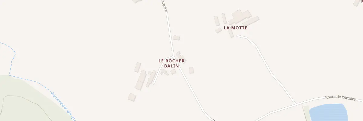 Plan du 4 Le Rocher Bâlin à Landéan