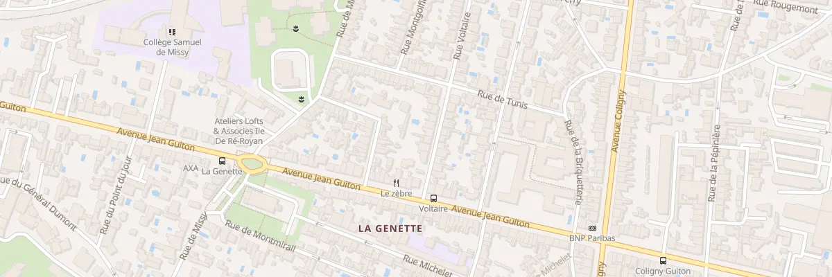 Plan du 7 Rue Voltaire à La Rochelle
