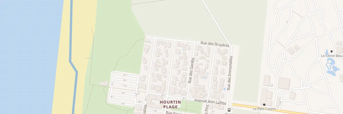 Plan du 2 Rue des Sables à Hourtin