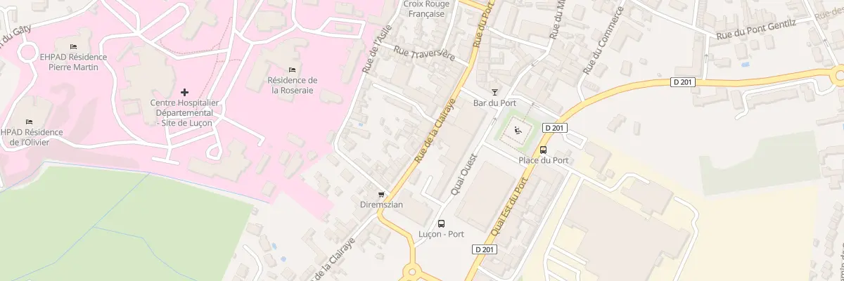 Plan du 14 Rue de la clairaye à Luçon