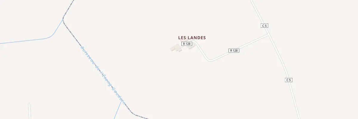 Plan du 14 Les Landes à Monthault