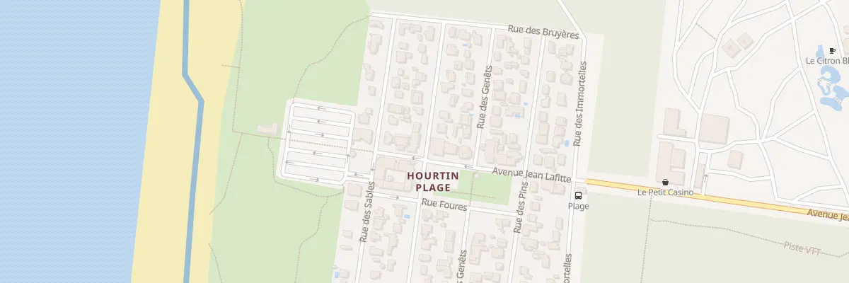 Plan du 14 Rue des Sables à Hourtin