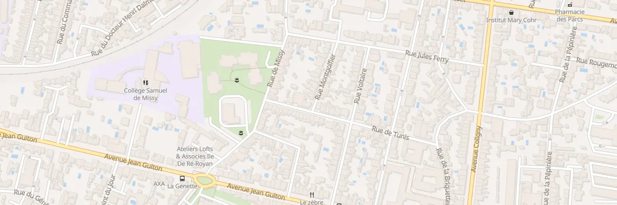 Plan du 34 Rue de Tunis à La Rochelle