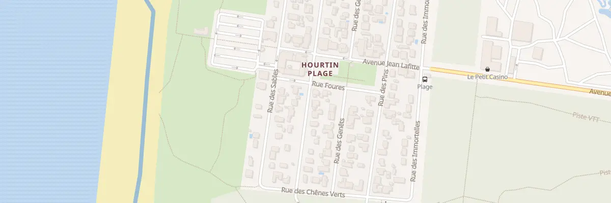 Plan du 16 Rue des Sables à Hourtin