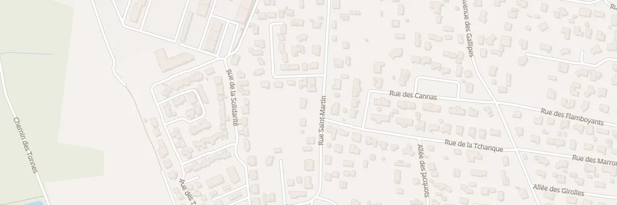 Plan du 230 Rue Saint Martin à Biscarrosse