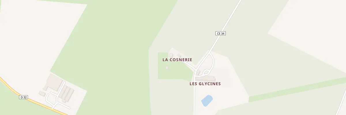Plan du 1 La Cosnerie au Pin