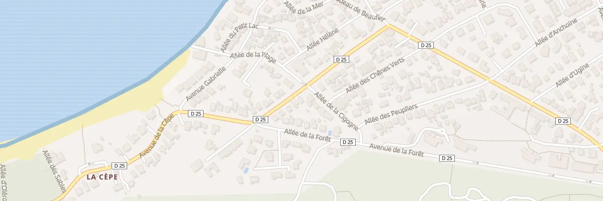 Plan du 23 Av de Saint Martin à La Tremblade