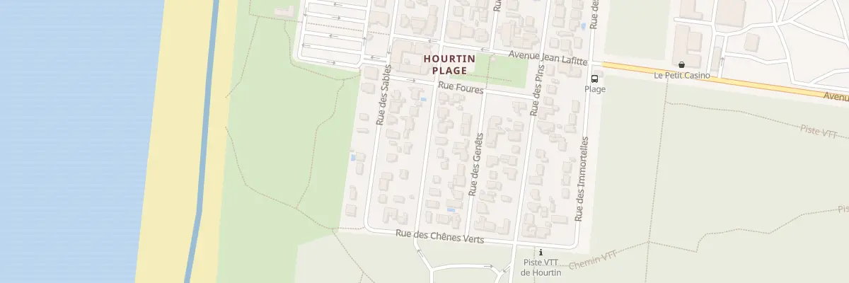 Plan du 20 Rue des Sables à Hourtin