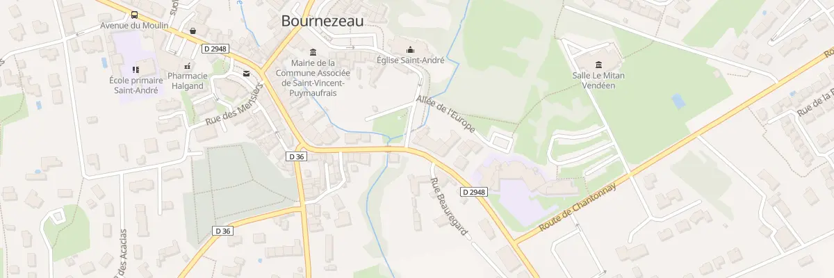 Plan du 3 Rue de l’Eglise à Bournezeau