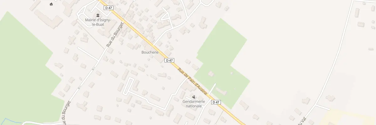 Plan du 5041 Pain d’Avaine Isigny à Isigny-le-Buat