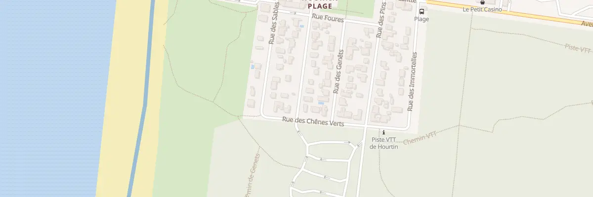 Plan du 30 Rue des Sables à Hourtin