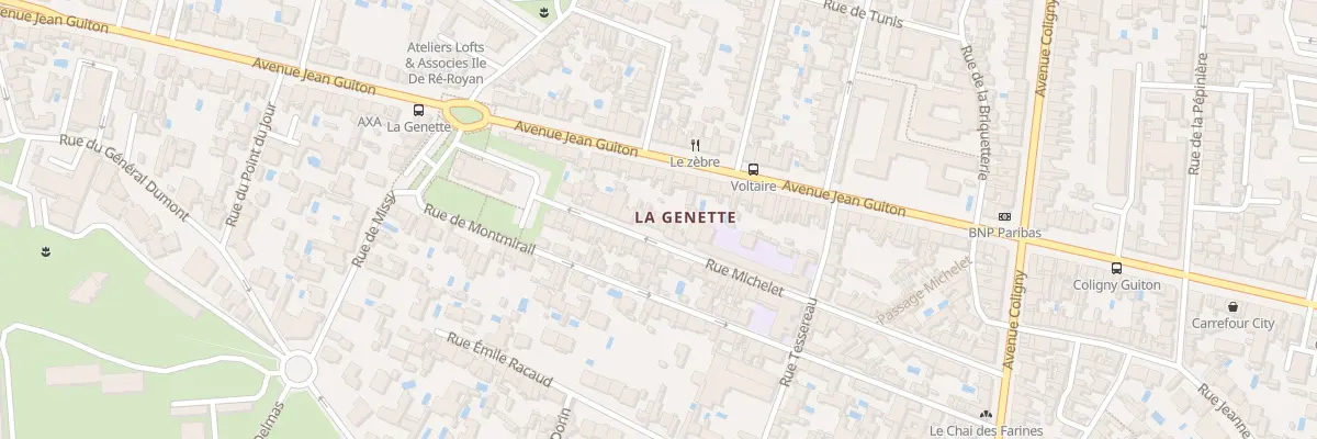 Plan du 60 Rue Michelet à La Rochelle