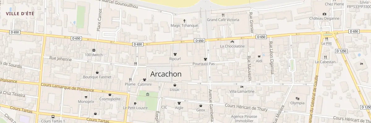 Plan du 18 Rue Jehenne à Arcachon