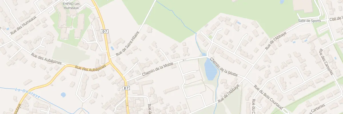 Plan du 9 Che de la Motte à Bournezeau