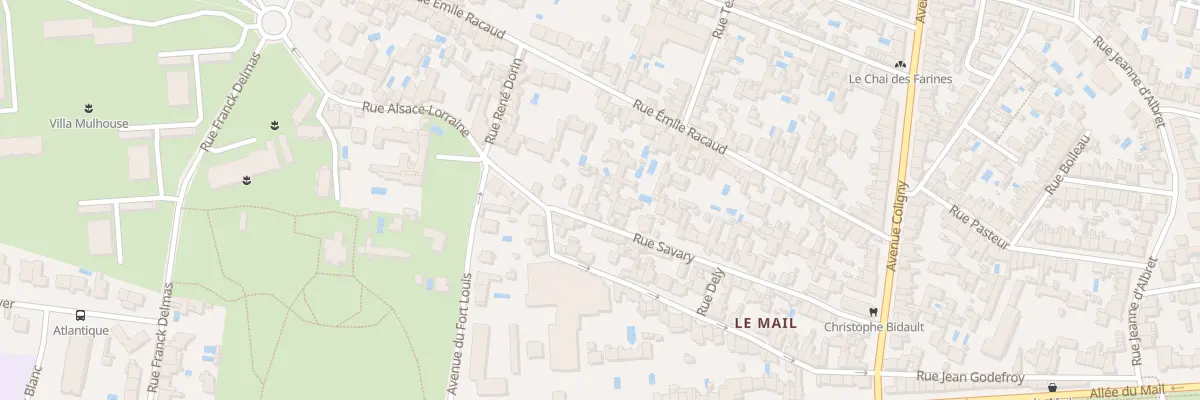 Plan du 36B Rue Savary à La Rochelle