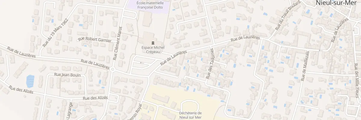 Plan du 59Q Rue de Lauzières à Nieul-sur-Mer
