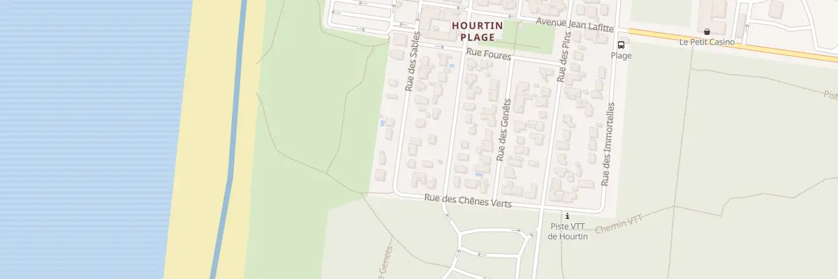 Plan du 25 Rue des Sables à Hourtin