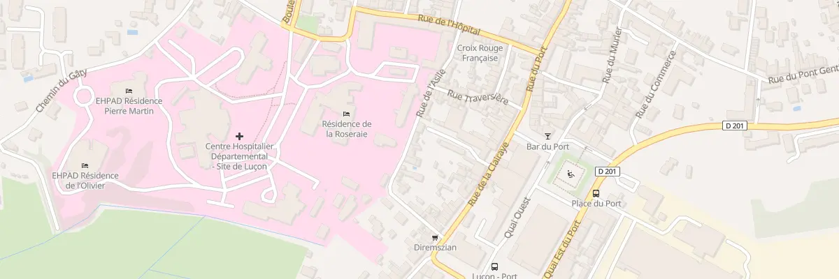 Plan du 15 Rue de l’asile à Luçon