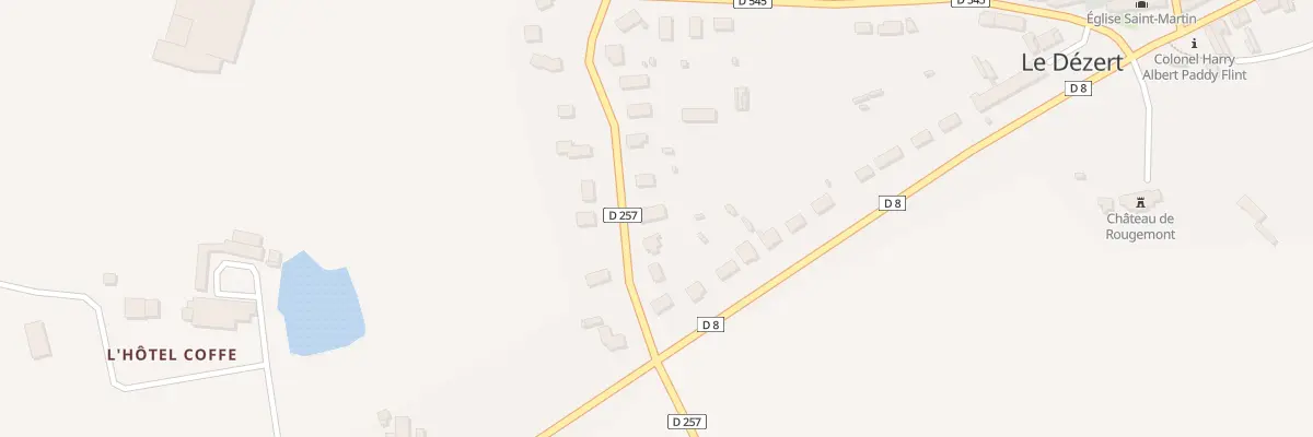 Plan du 23 Rue du Jardin de Haut au Dézert