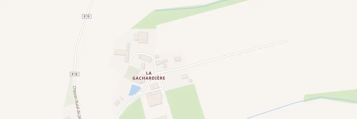 Plan du 192 La Gachardiere à Pouillé-les-Côteaux