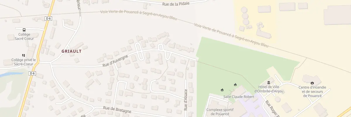 Plan du 24 Rue d’Auvergne à Ombrée d’Anjou