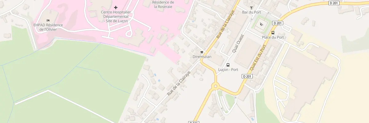 Plan du 44 Rue de la clairaye à Luçon