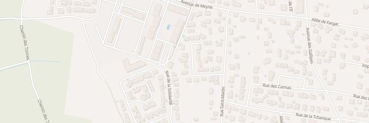 Plan du 113 Rue des Violettes à Biscarrosse