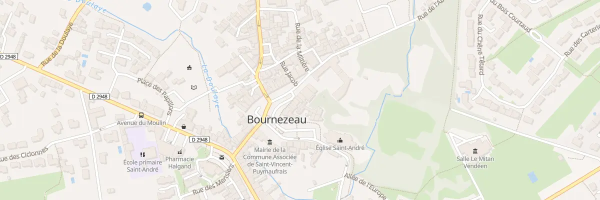 Plan du 6 Pl des Trois Canons à Bournezeau