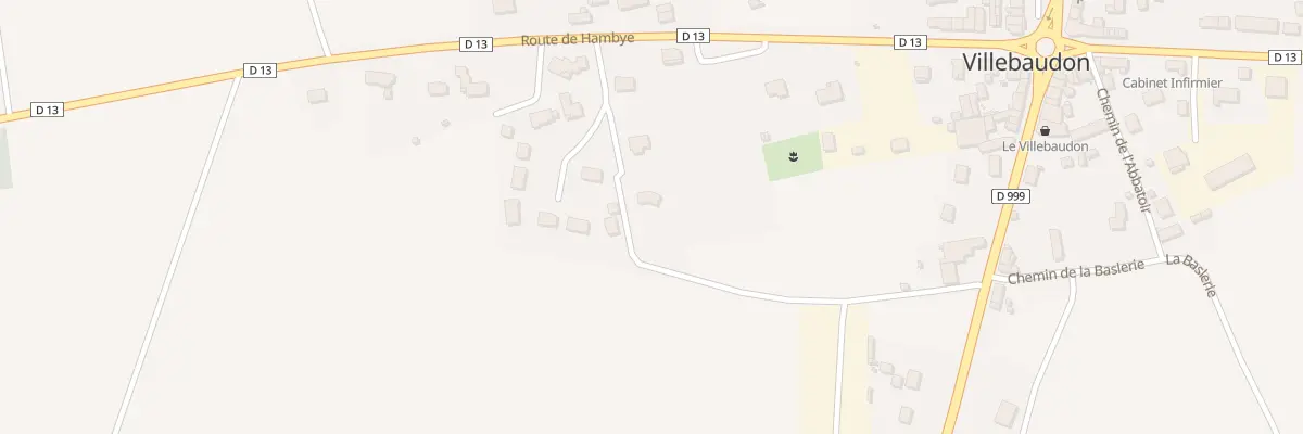 Plan du 3 Imp des Cerisiers à Villebaudon