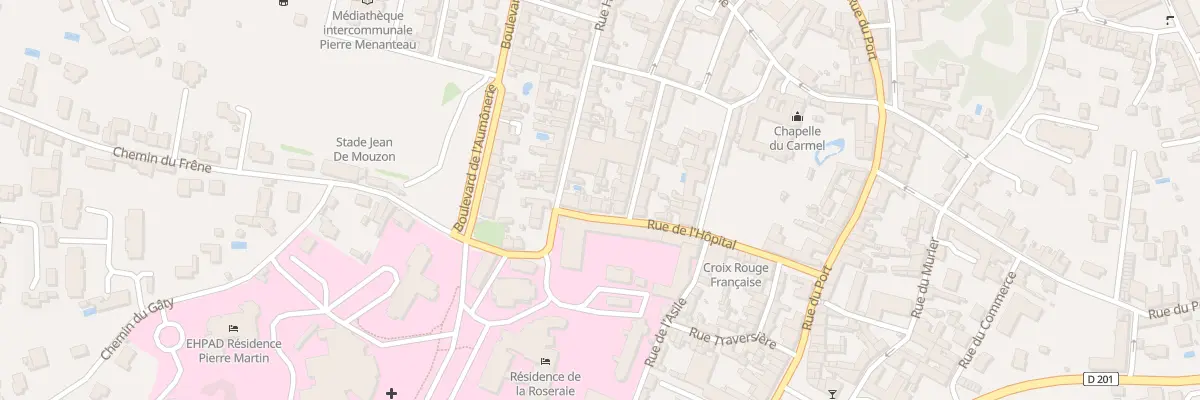 Plan du 26 Rue de l’hôpital à Luçon