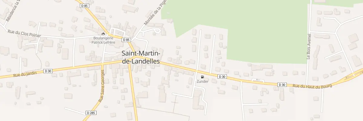 Plan du 12 Rue du Haut du Bourg St-Martin à Saint-Hilaire-du-Harcouët