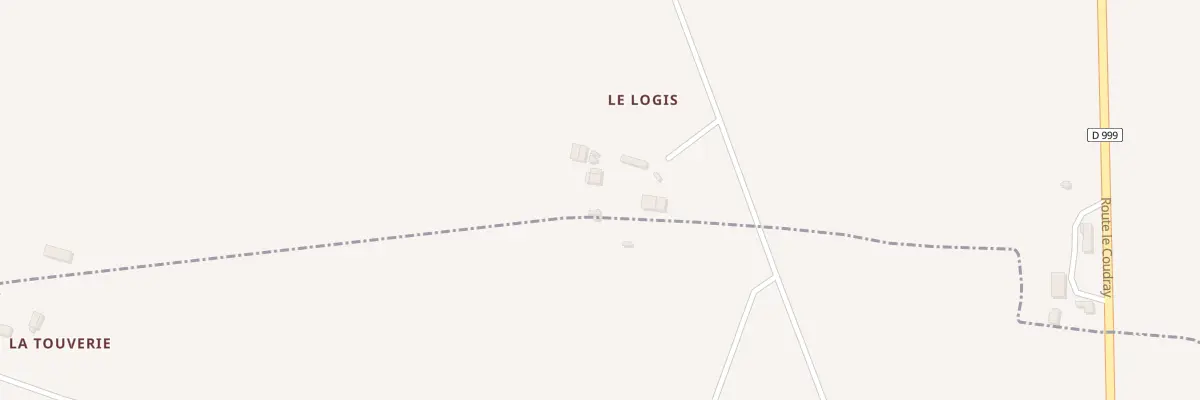 Plan du 5707 Le Logis à Brécey