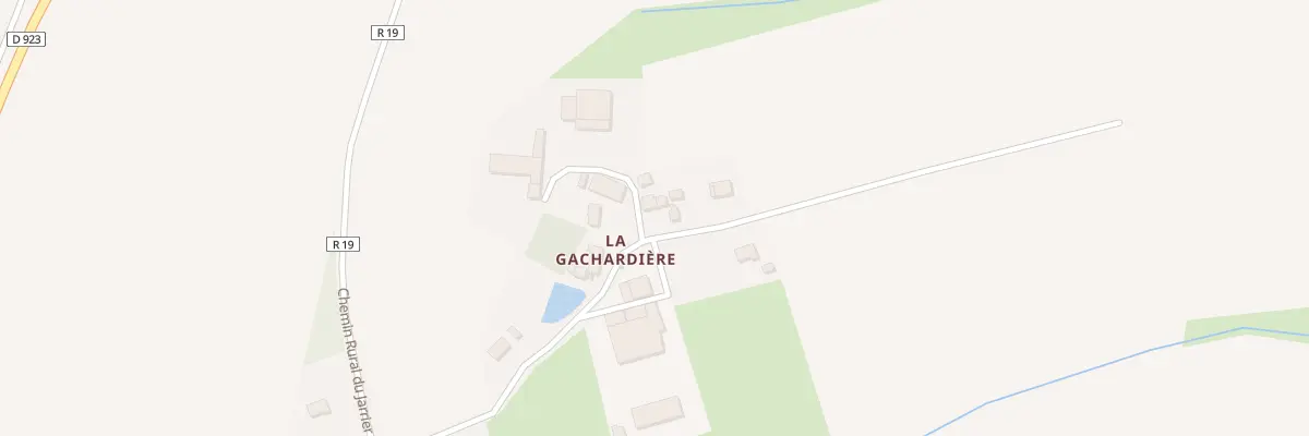 Plan du 142 La Gachardiere à Pouillé-les-Côteaux
