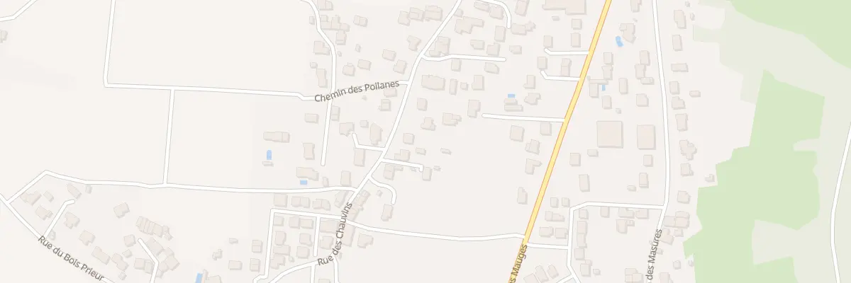 Plan du 317 Rue des Chauvins (Lire) à Orée d’Anjou