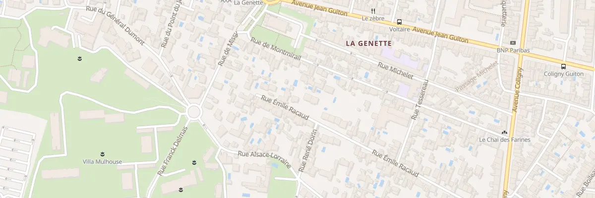 Plan du 42 Rue Émile Racaud à La Rochelle