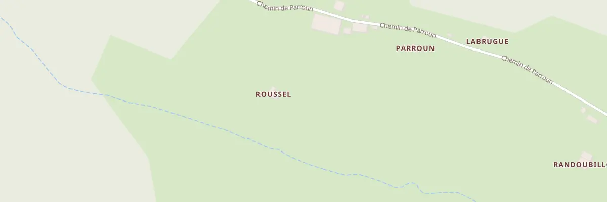 Plan du 655 Che de Parroun à Bidache