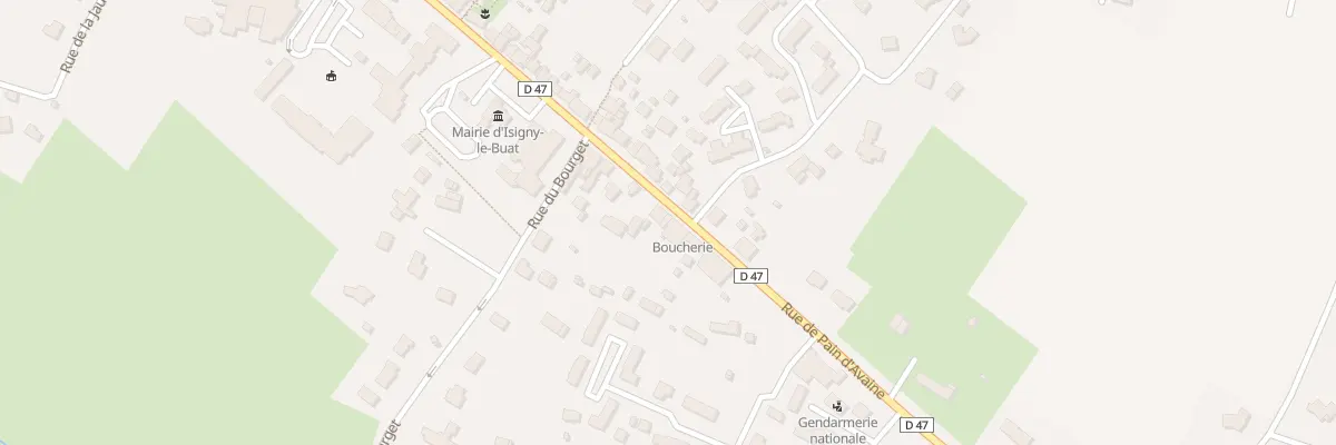 Plan du 40 Rue de Pain d’Avaine Isigny à Isigny-le-Buat