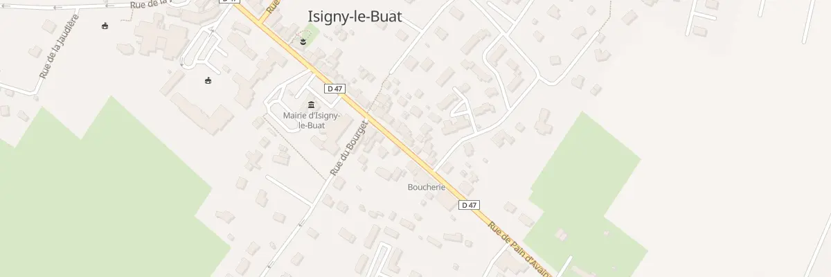 Plan du 53 Rue de Pain d’Avaine Isigny à Isigny-le-Buat