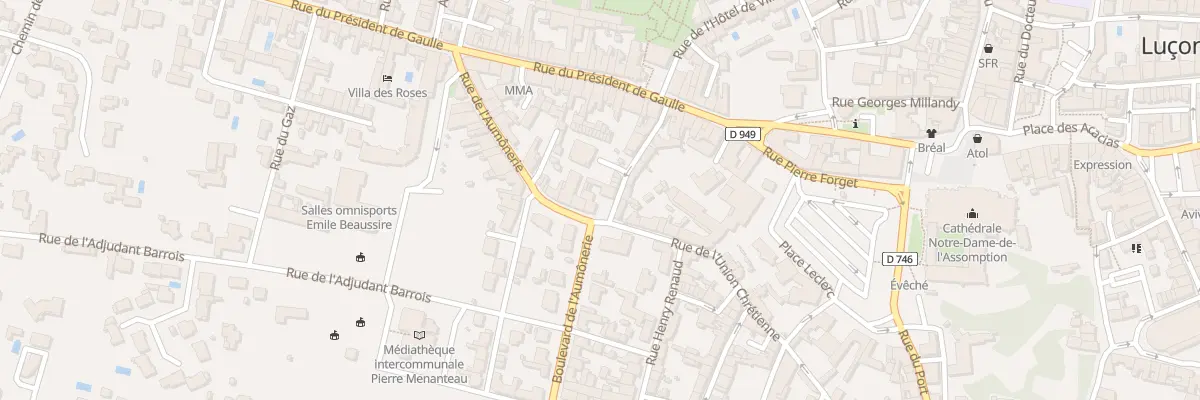 Plan du 14 Rue ancienne brasserie à Luçon