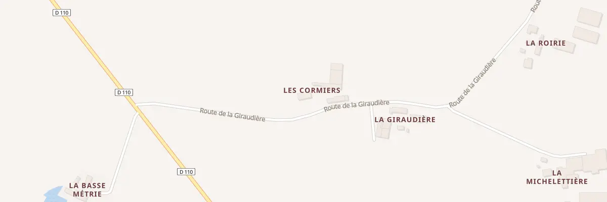Plan du 275 Rte de la Giraudière à Brains-sur-les-Marches