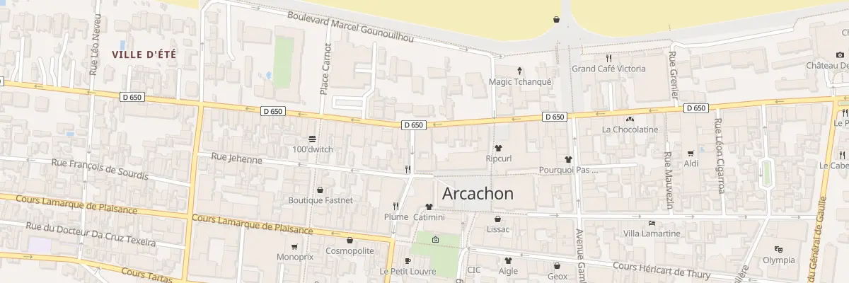 Plan du 15 Rue Jehenne à Arcachon