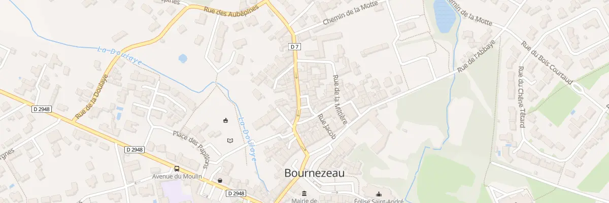 Plan du 14 Rue du Château à Bournezeau